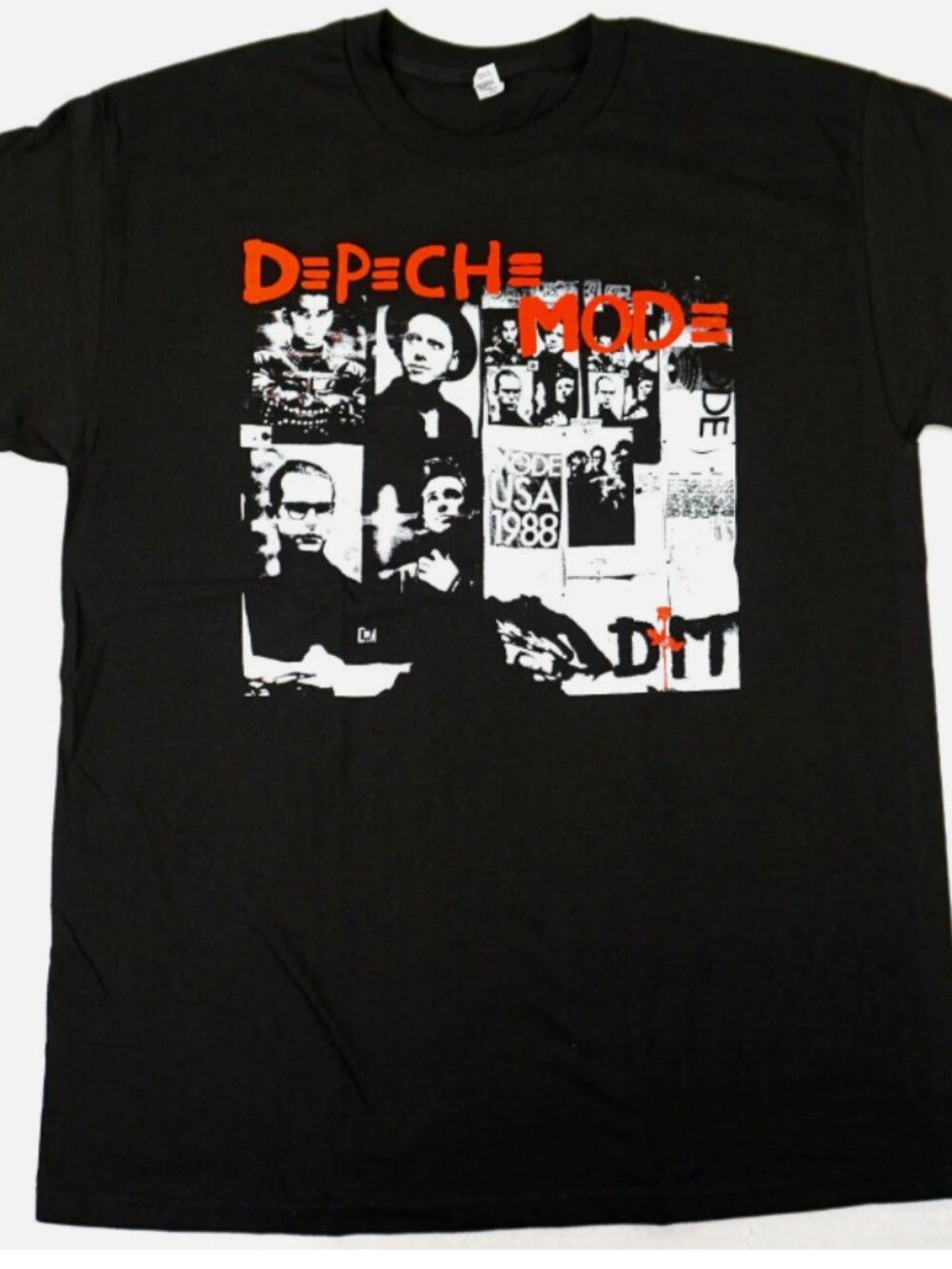 rare DEPECHE MODE Distressed 101 Album Cover Tee Men XXL New